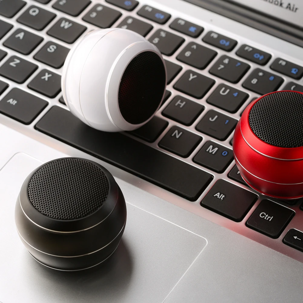 New Bluetooth Speaker TWS Pairing One-Button Self-Timer Speaker silver coin size and easy to carry - ANKUX.COM