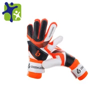 

Fluorescent Professional Thick Goalkeeper Gloves with Finger Protection for american Football gloves soccer