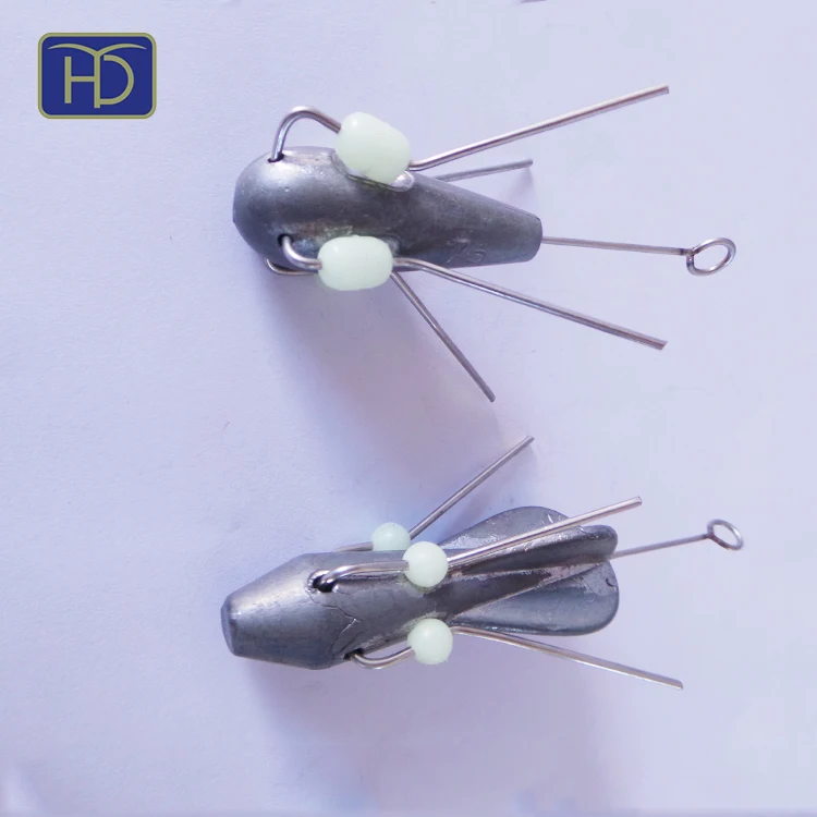 Fishing With A Sinker No-Roll Fishing Sinkers (5-10 Pack) Flat