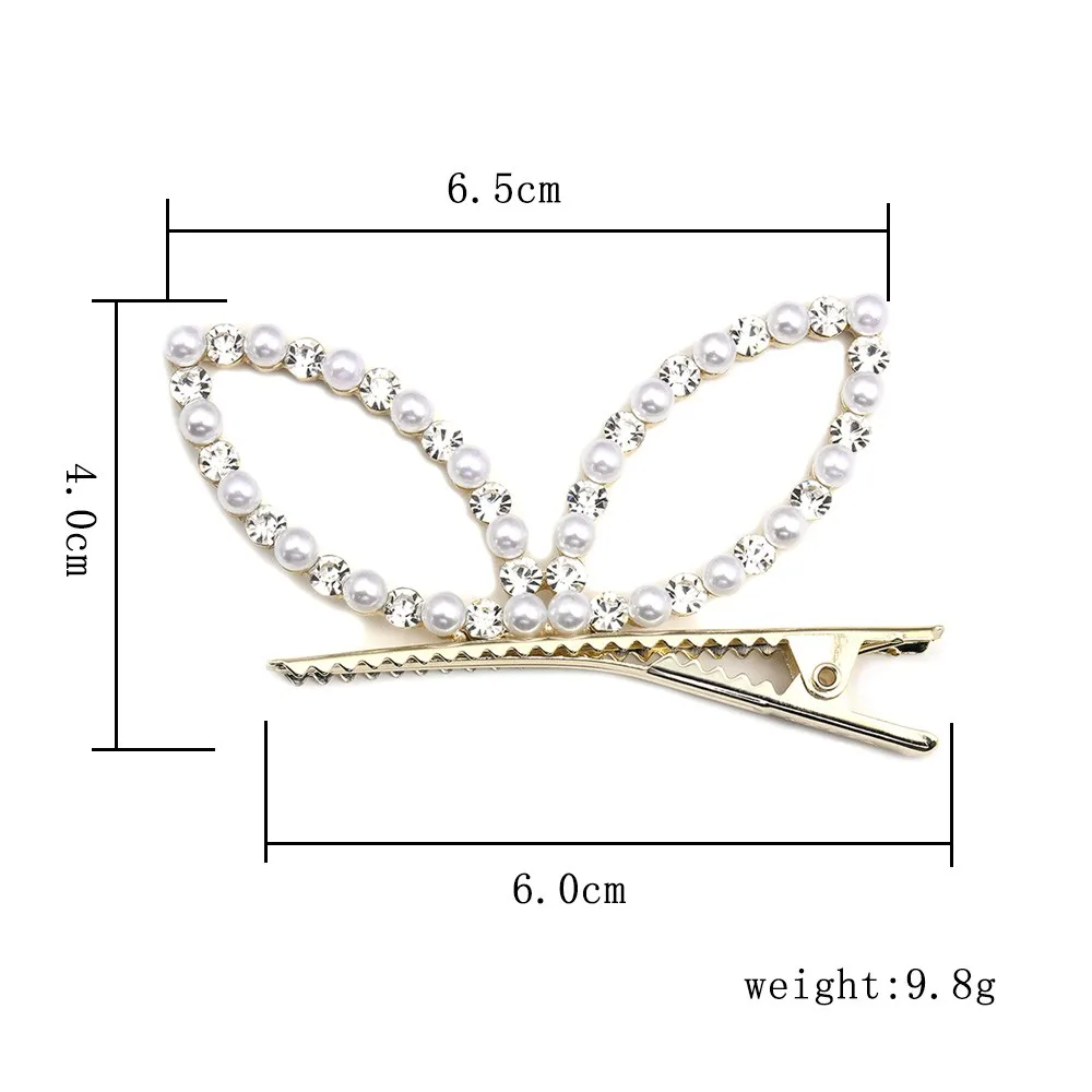 diamond butterfly hair clip