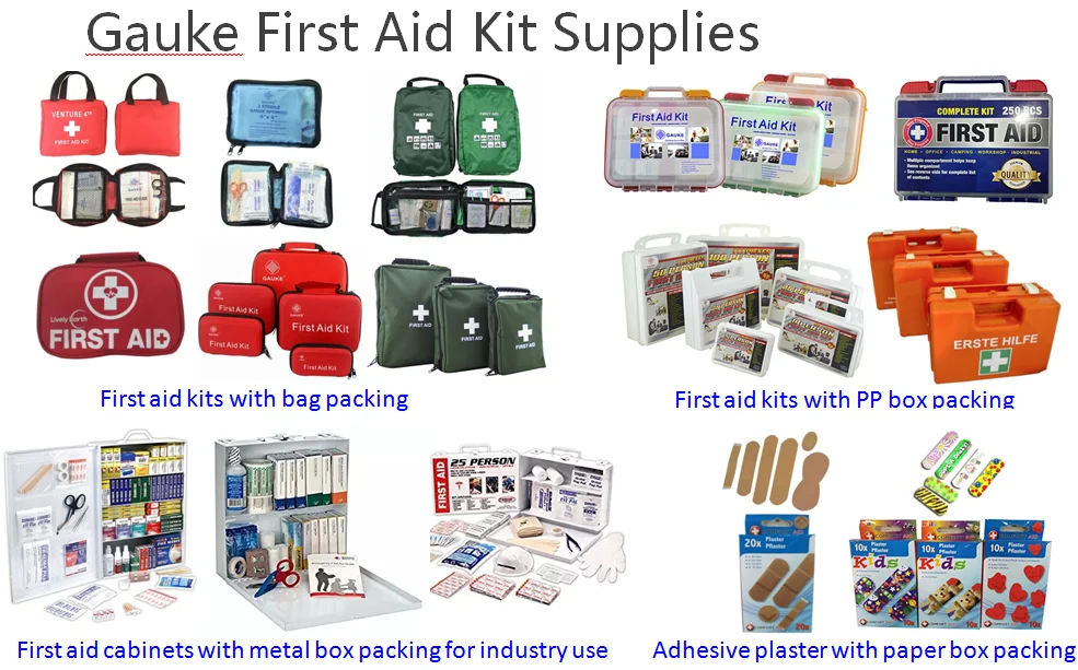 First aid kit supplies
