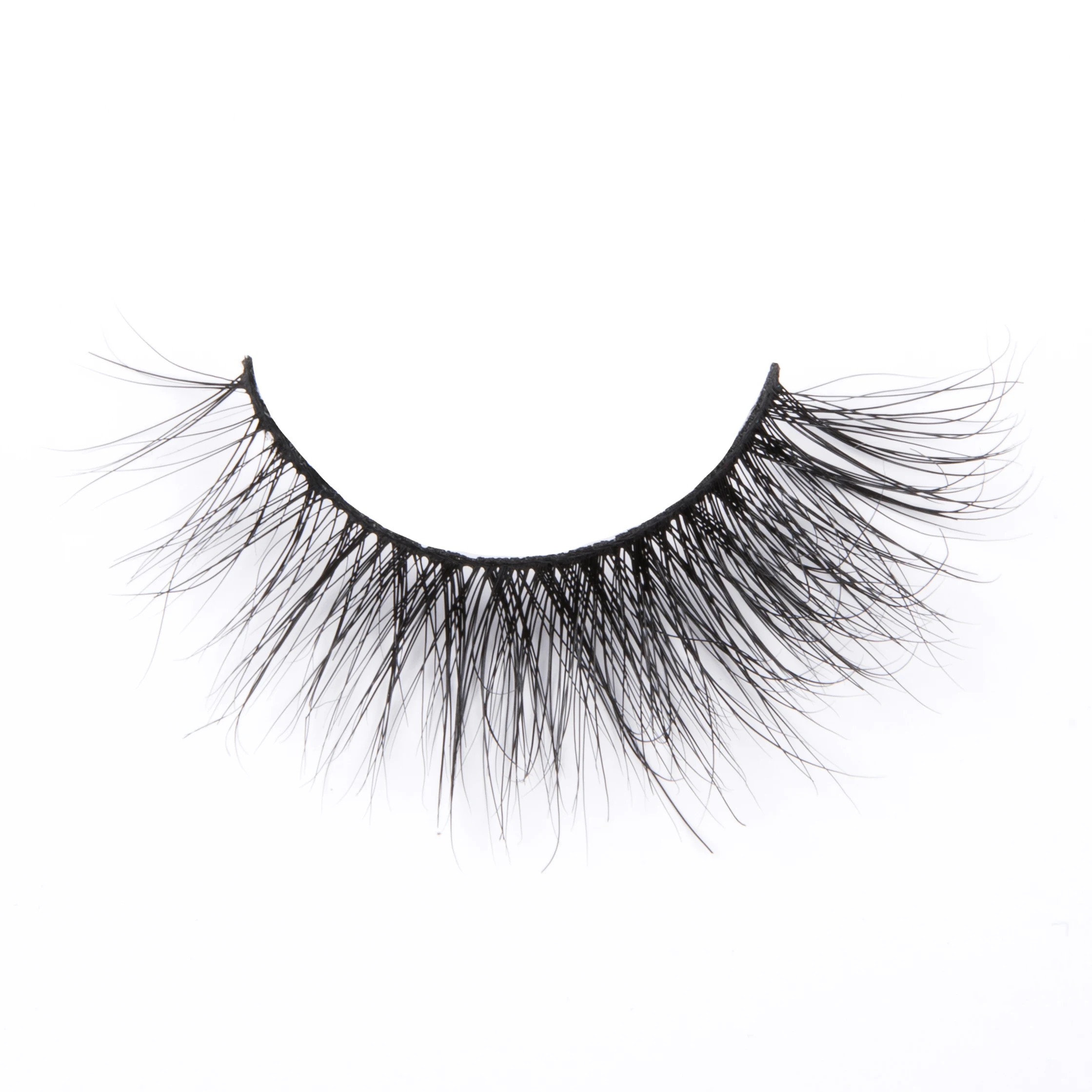 

2019 New Styles 5D Real Mink Eyelashes With Marble Eyelash Packaging Box, Natural black