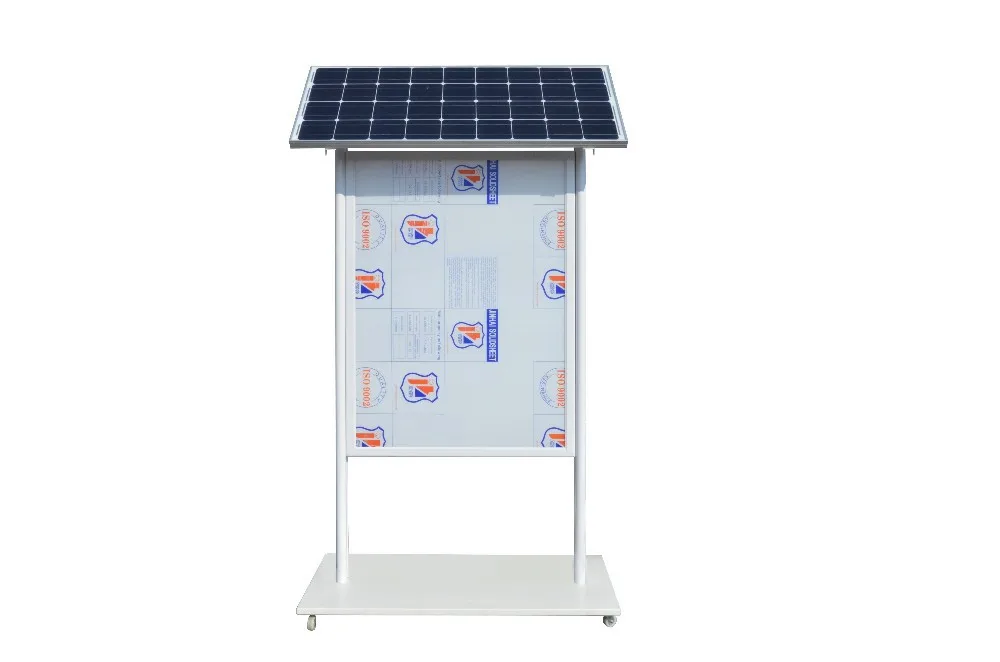 High Qualitysol60 A0 Size Double Side Solar Led Light Box,Outdoor