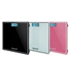 Rechargeable Bathroom Scale 180kg Toughened Glass Body Scale