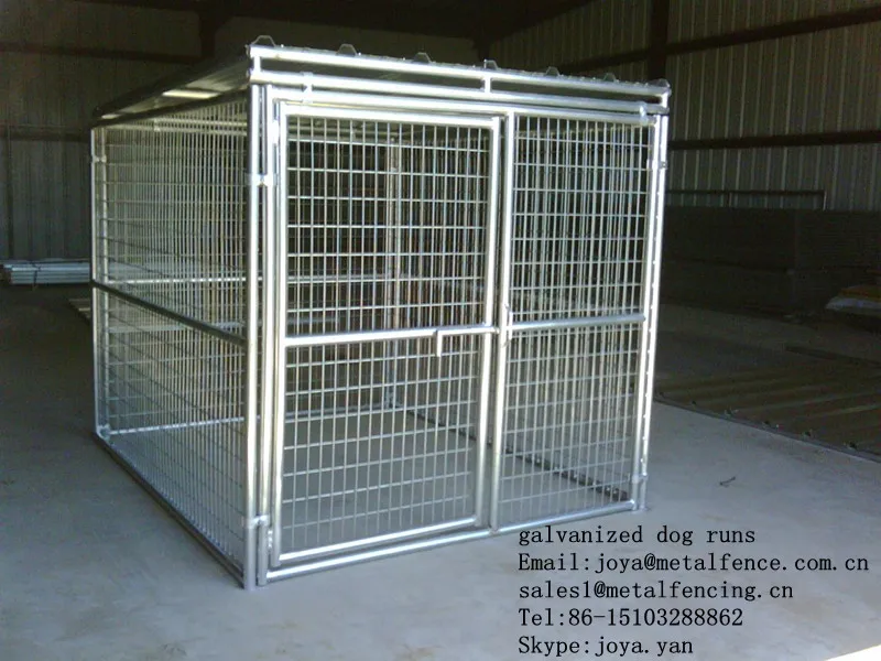 Animal Safety Cages Metal Welded Dog Cages Galvanized Dog Fences
