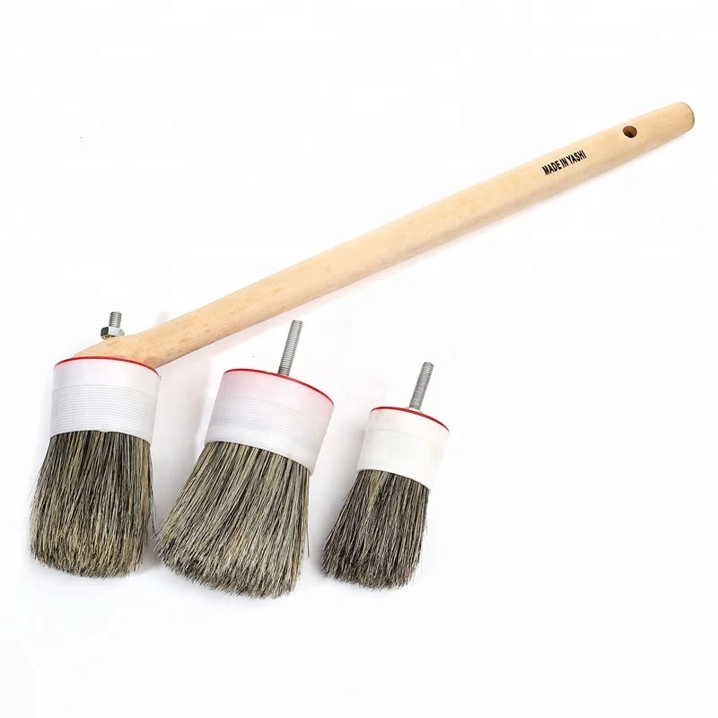 Round Radiator Paint Brush With Replaceable Head Buy Round Radiator