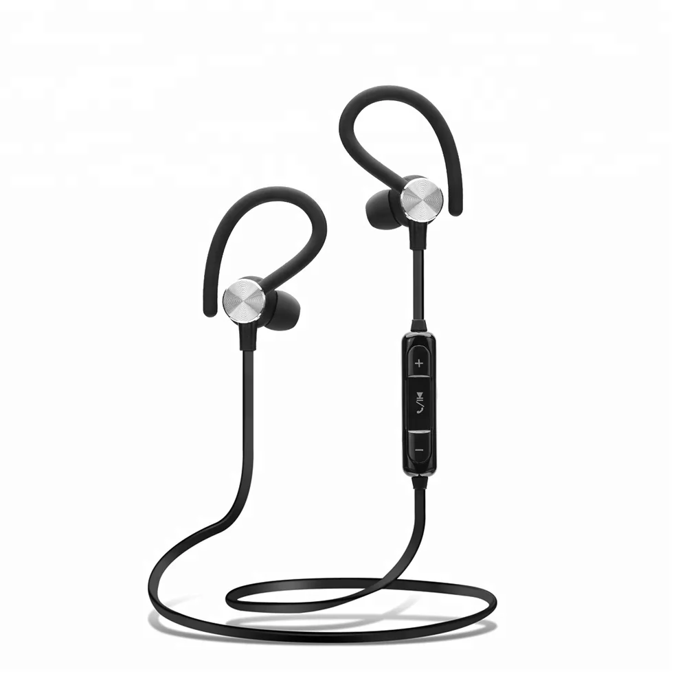 

2018 China supplier OY3-S ear hook sports earphone for iPhone, Black