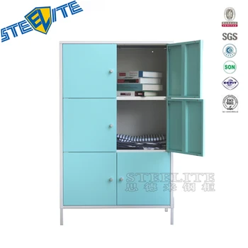 Home Storage Baby Metal Wardrobe Closet Cabinet Cube Storage