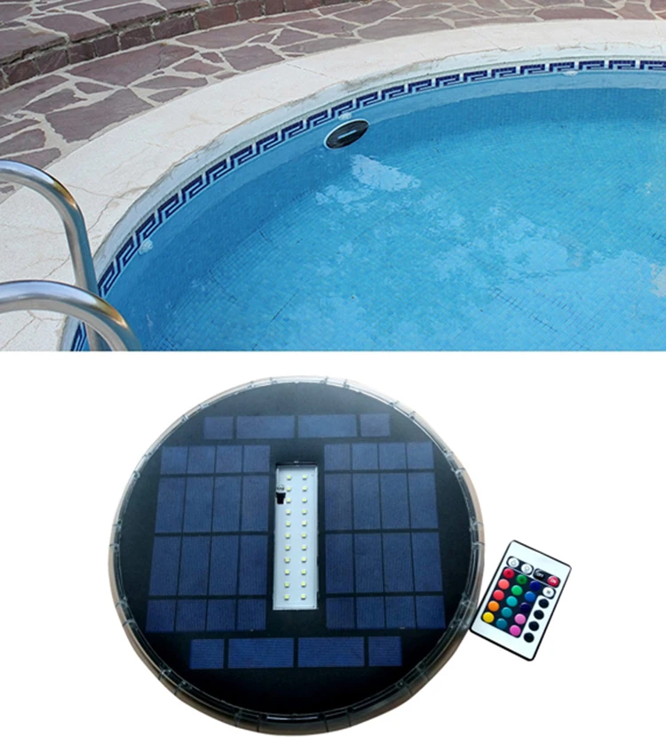 Underwater Solar Lamp Deep Blue Led Color Solar Swimming Pool Light Solar Powered Underwater