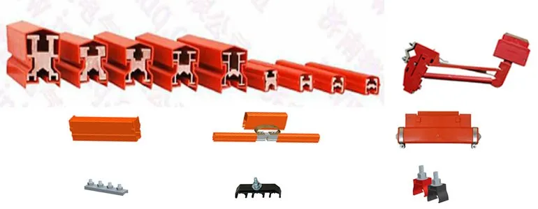 Tower crane spare parts current collector carbon brush