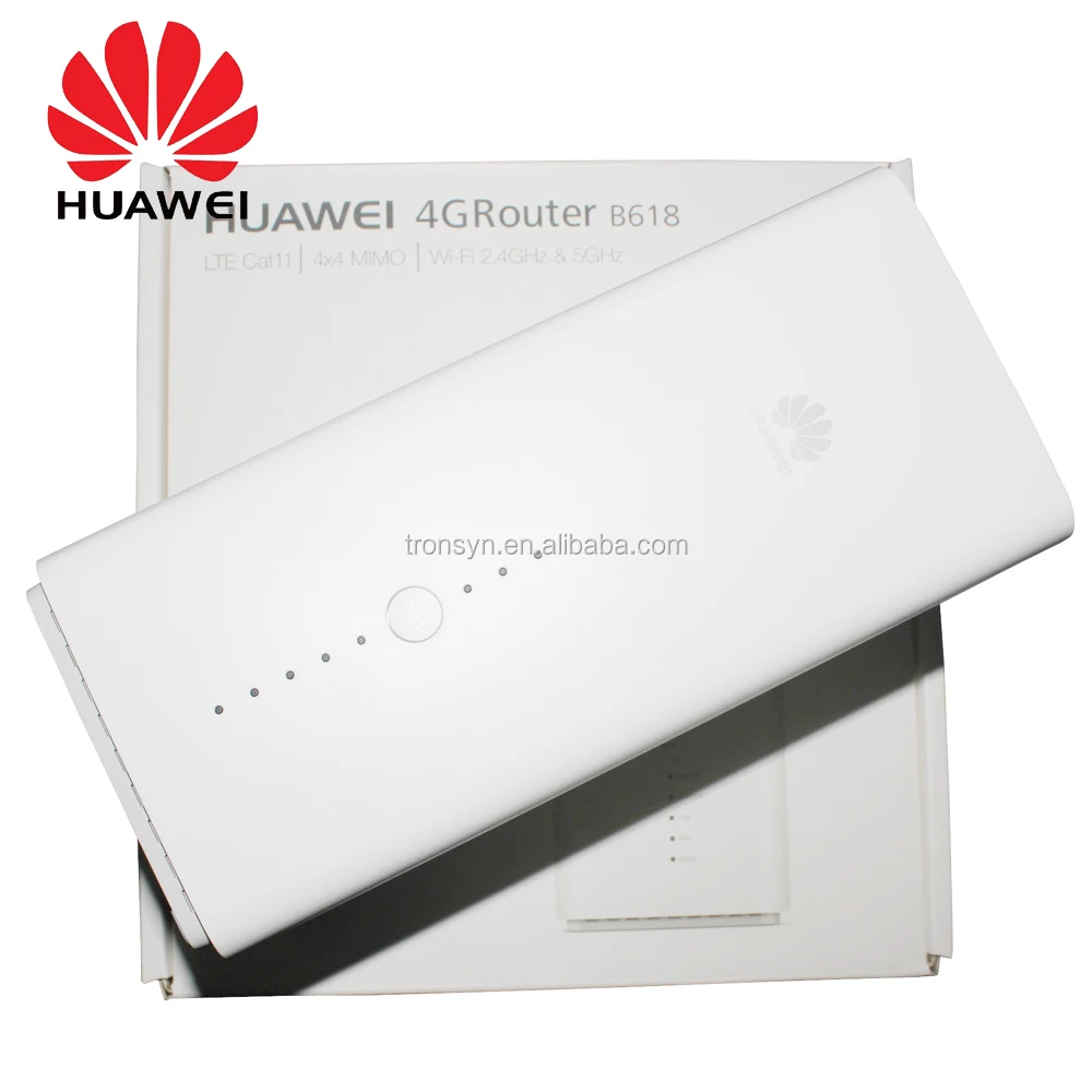 

Huawei B618 B618S-65D 600Mbps Cat.11 CPE 4G LTE Roter Support B1/3/5/7/8/28/40, White