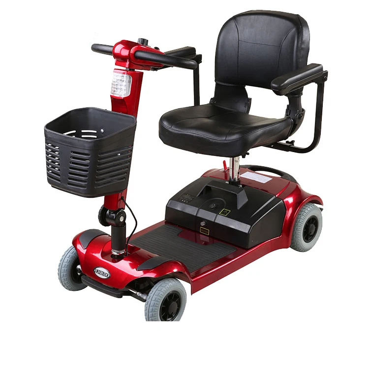 

4 wheel electric Mobility scooter wholesale for the elder and disabled, Red , black, customed