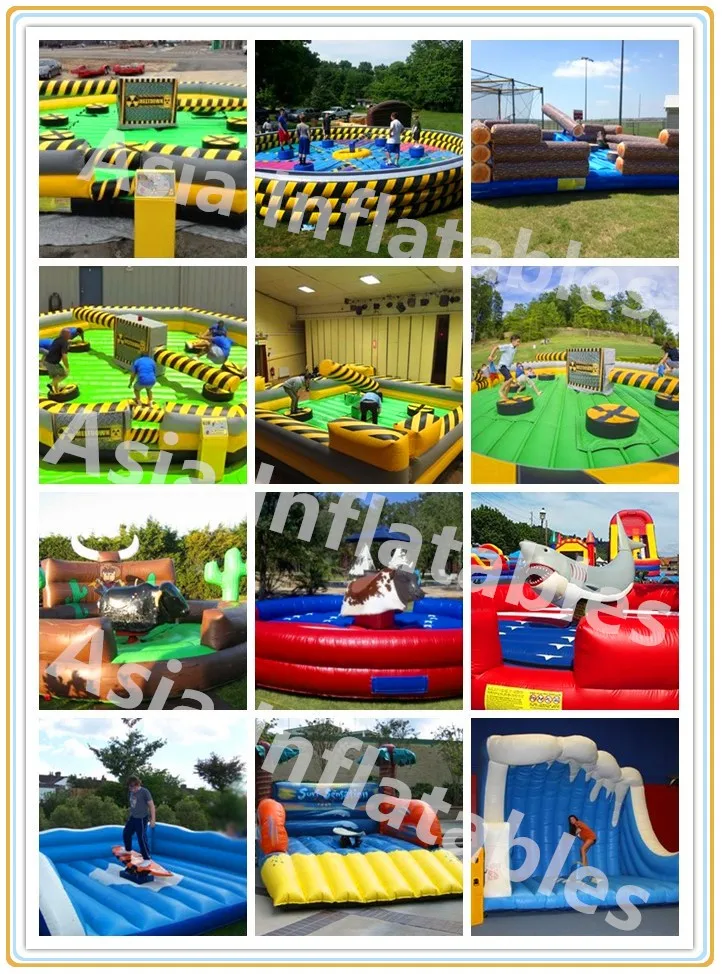 Inflatable Wipeout Eliminator - Fun Rodeo Game for All Ages