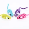 High Quality Stretch Line Mouse and Rope Mouse Cat Toy Scratch Macaron Color Pet Toy Tease Cat Supplies Factory Wholesale Stock