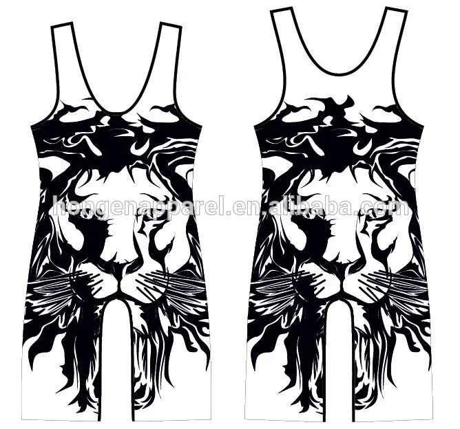 tiger wrestling singlet