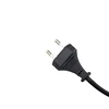 VDE approval 2.5a 220V euro 2 pin pendant hanging salt lamp cord with inline switch E27 lampholder set ac electrical cords