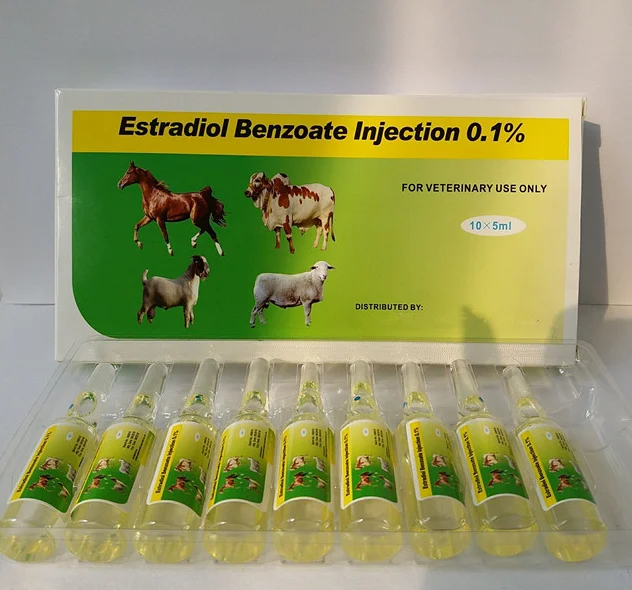 
Estradiol Benzoate 0.2% Injection, Sex hormones, for estrus and placenta birth 