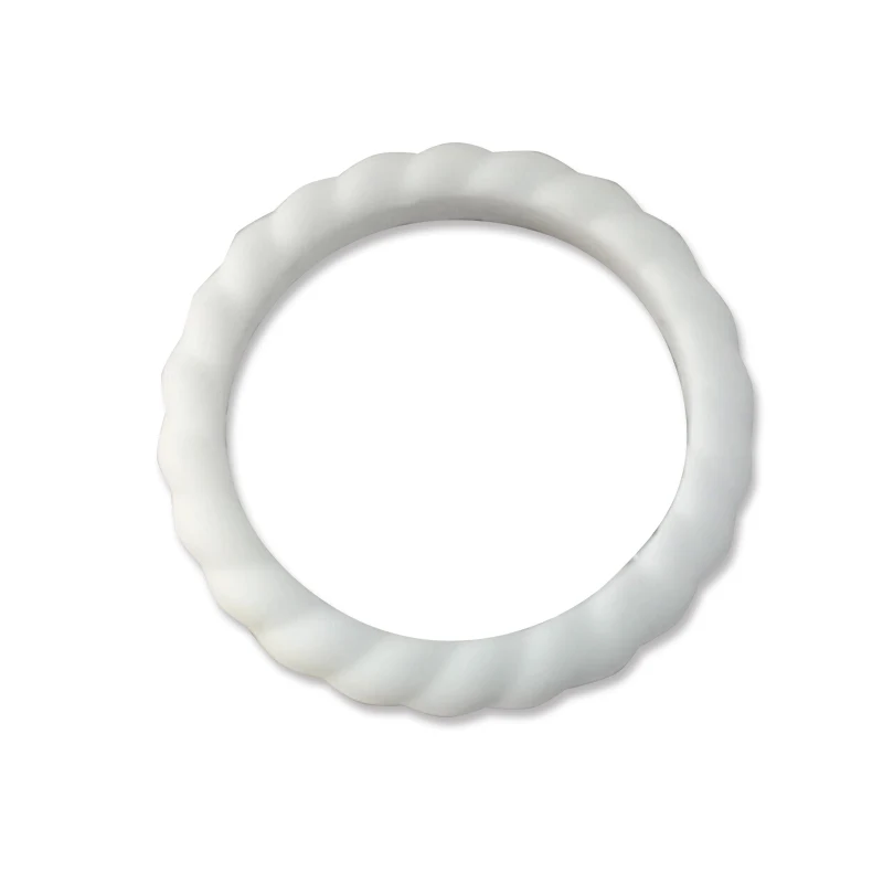 

Medical Grade No Metal Rubber Wedding Bands Non Toxic Thin and Twist Stackable Braided Silicone Wedding Rings Bands for Women, Red, yellow, black, blue, green, grey,purple, pink,ect