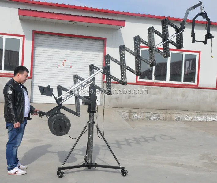 

2.5 Meters to 5.5 Meters Telescopic Jib Crane for Video Camera, Black
