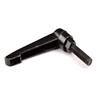 Plastic cylindrical revolving handles insert threaded screw revolves plastic lever knobs