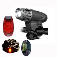 

Amazon Hot Sell USB Rechargeable Bicycle Headlight Waterproof Road Cycling Safety Flashlight LED Bike Light Set