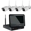 4 Channel NVR with 4 Pieces IP Cameras Wireless Security System 720P LCD Screen wifi ip camera with nvr kit