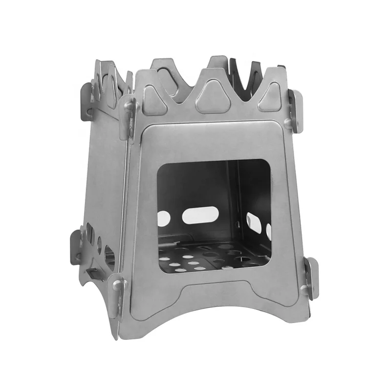 Classic Outdoor camping pure titanium wood stove Camping stove