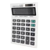 12-digit computer key function table dual power calculator