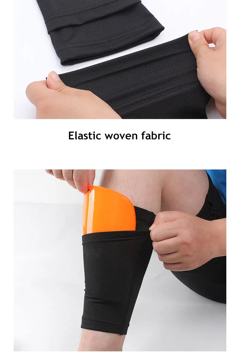 Shin Guards Soccer Football Protective Leg Calf Compression Sleeves