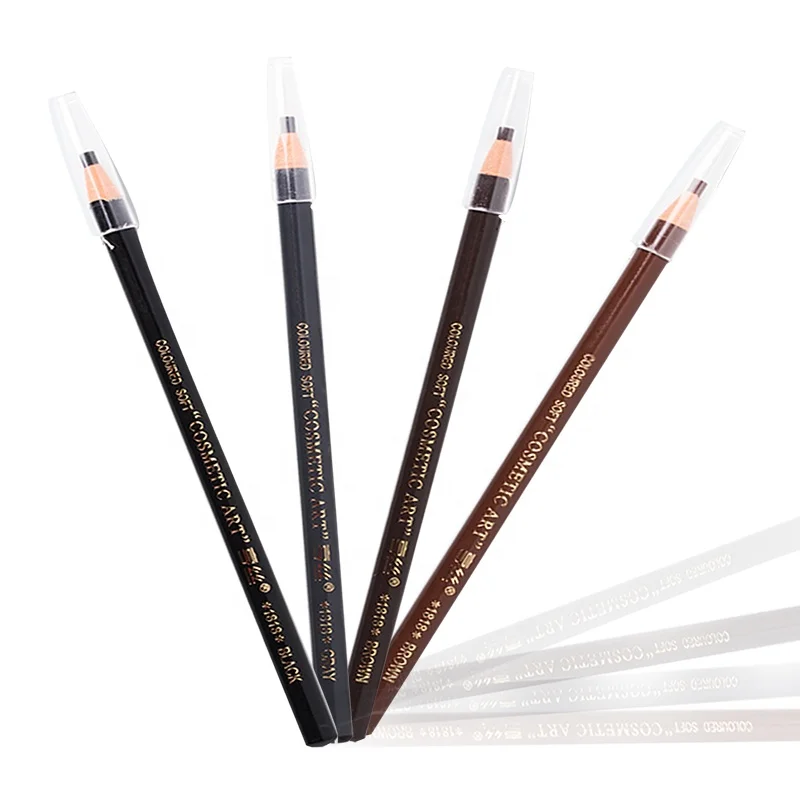 

Long Lasting Eyebrow Pencil Eyebrow Enhancers Makeup Eye Brow Pen Cosmetic Eye Liner Make Up Tool, Red;black;gray;brown