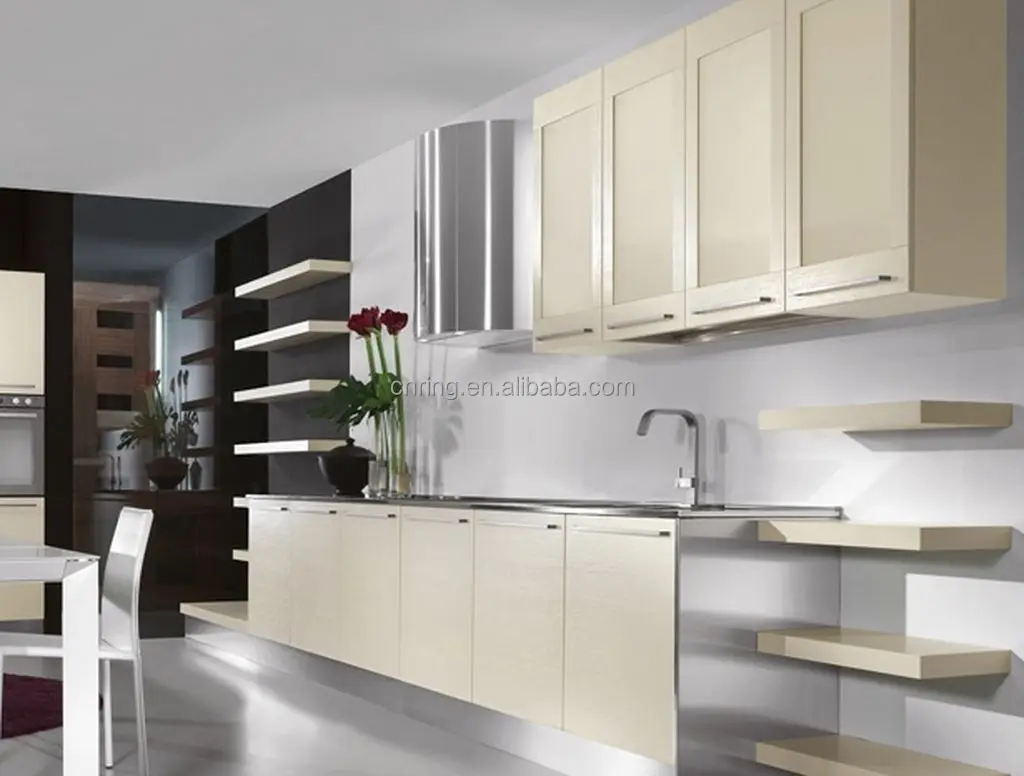 
2018 acrylic kitchen cabinets door simple designs Hot Sale cheap price 
