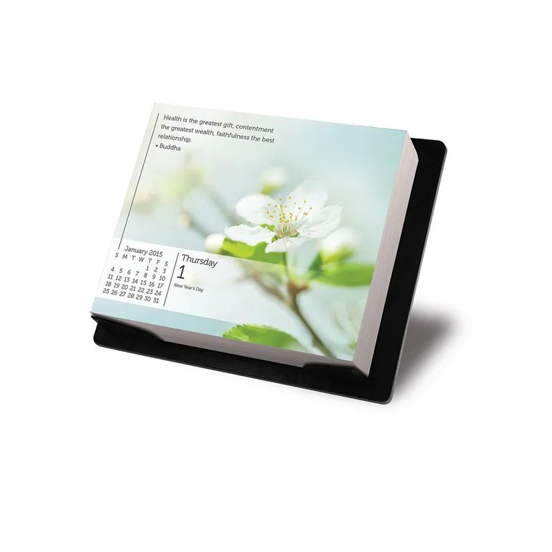 Custom Printing Page A Day Calendar 365 Daily Desk Calendar Printing