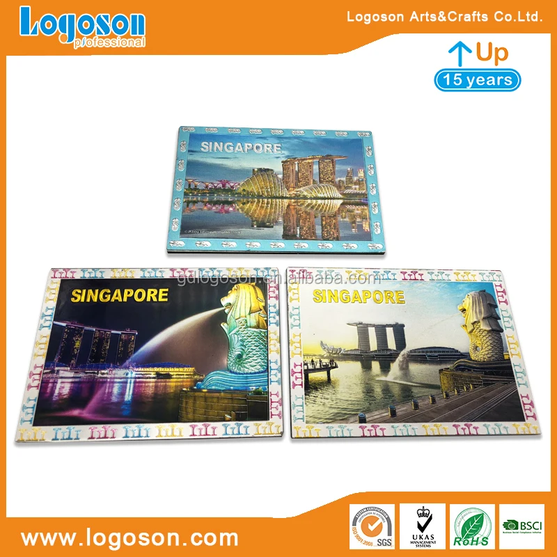 Singapore Tourist Souvenirs Fridge Famous Attractions