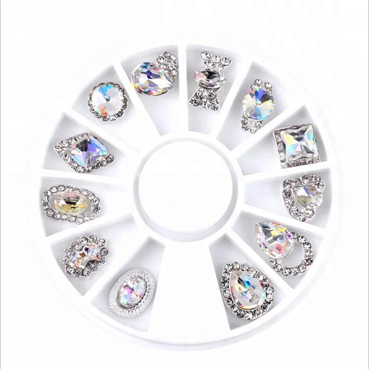 
Flat Back Bow Mixed Design AB Crystal Nail Art Rhinestone Jewelry 