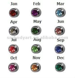 Diamond Studex Ear Piercing 316l Stainless Steel Stud Earrings Bezel Diamond Studex Ear Piercing 316l Stainless Steel Stud Earrings Bezel Setting Birthstones 1427