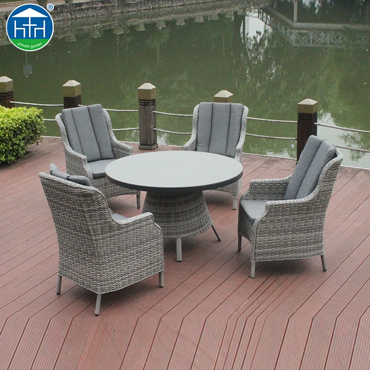 Outdoor Dining Bistro 4seater Sets Garden Furniture Rattan Outdoor Dining Bistro 4seater Sets