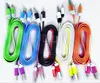 100cm USB Flat Noodle Data Sync Charger Cable for iPhone 5 5S 5C 6 6Plus iPod Touch iPad4