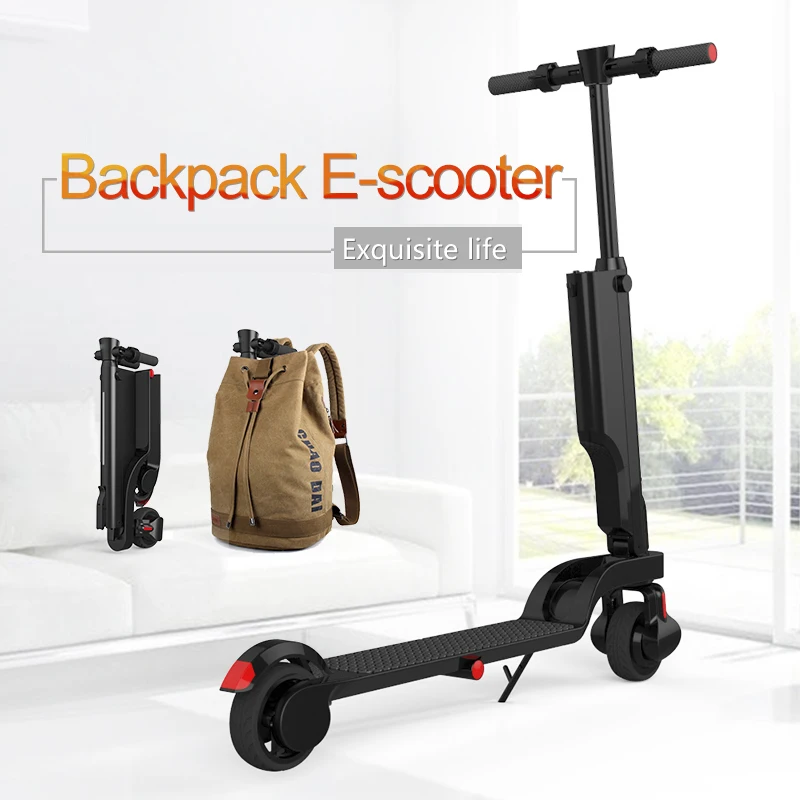 2018 newest mini foldable in bag two wheel smart self balancing electric scooter With Led Light china