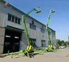 towable cherry building cleaning lift table hydraulic cylinder