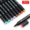 China Wholesale High Quality Excellent Two-tips Multicolor Permanent Marker