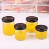 High quality multipurpose stand canning 250 g diamond shape glass jar for honey with rack Various shapes
