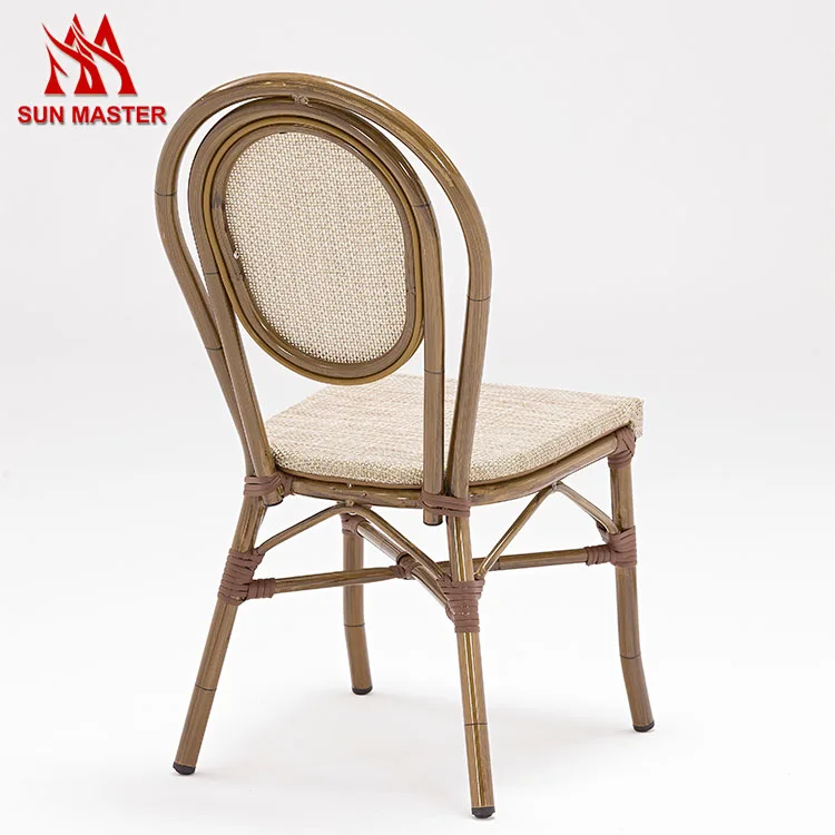 Luxury Modern Design All Weather Metal Frame Outdoor Wicker Garden Ratta furniture Chair