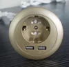 Multi Power Strip Outlet 3 USB Port Socket Plug 1.2 meters Cable Extension Electrical round table sofa dual usb charger socket