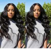 

Wholesale Price Unprocessed Body Wave Human Hair 4x4 Lace Frontal Wig overnight delivery braided lace wigs