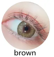 

new arrival Seattle brown color contact lens contact lenses hot selling cosmetic soft lens made in Korea