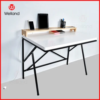 stylish study table computer desk made of wood and metal buystylish study table computer desk made of wood and metal