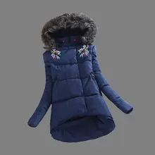 2016 font b Winter b font new Fashion Women Cotton Down Jacket Leisure Slim Big yards