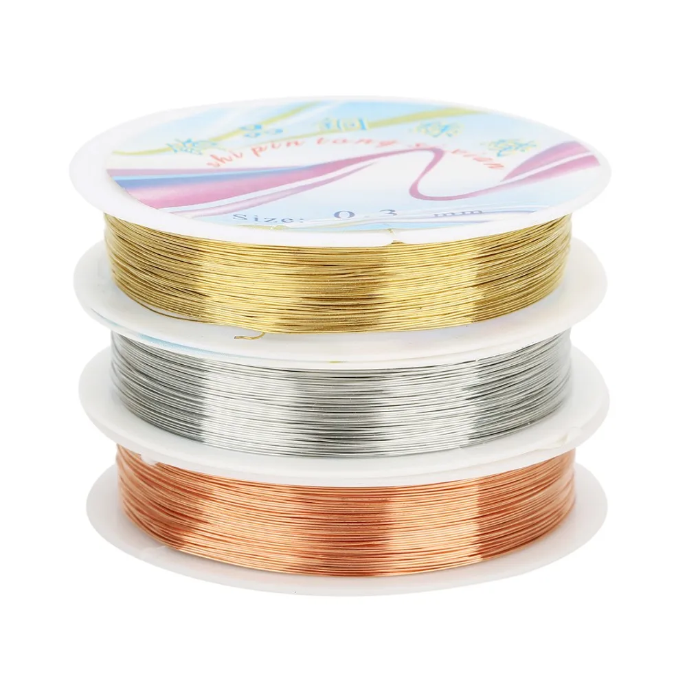 Wholesale 0.25mm Gold Plating Copper Jewelry Wire For Jewelry Making