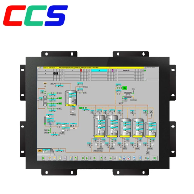 

19 inch Industrial TFT LCD Monitor High Brightness, Black