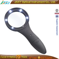 2014 new hot sell hand magnifier with led light